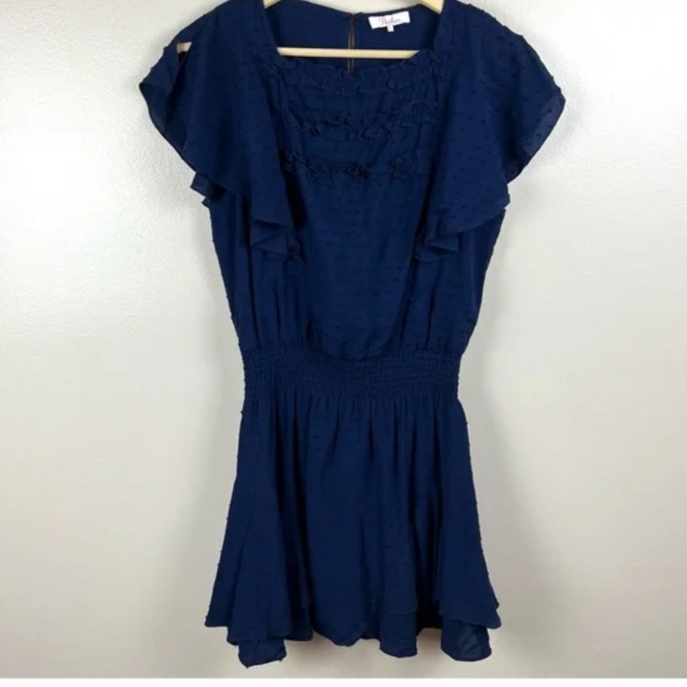Parker navy blue mini dress